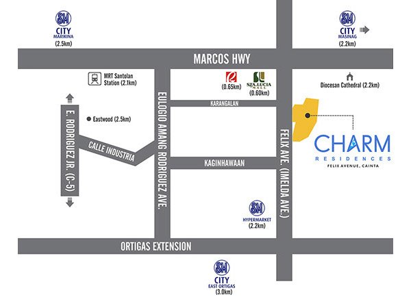 Charm Residences in Cainta Rizal by SMDC