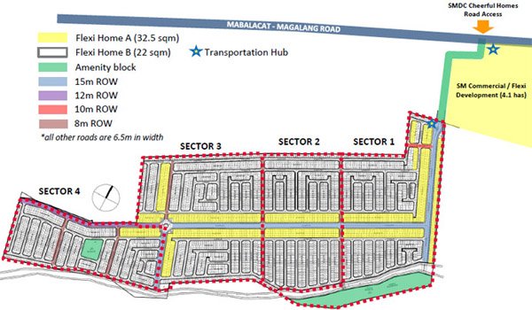 Cheerful Homes in Mabalacat Pampanga by SMDC