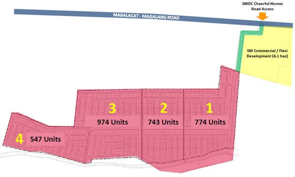 Cheerful Homes in Mabalacat Pampanga by SMDC