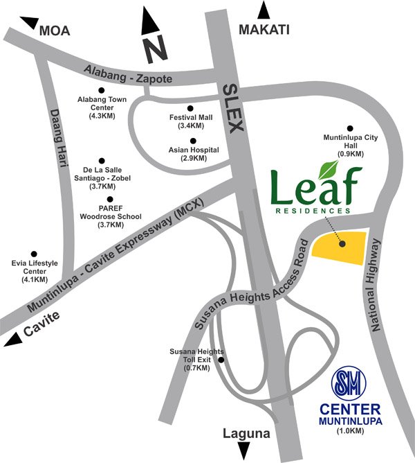 Leaf Residences in Susana Heights Muntinlupa by SMDC