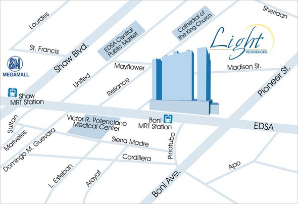 Light Residences at Edsa-Boni Mandaluyong City by SMDC