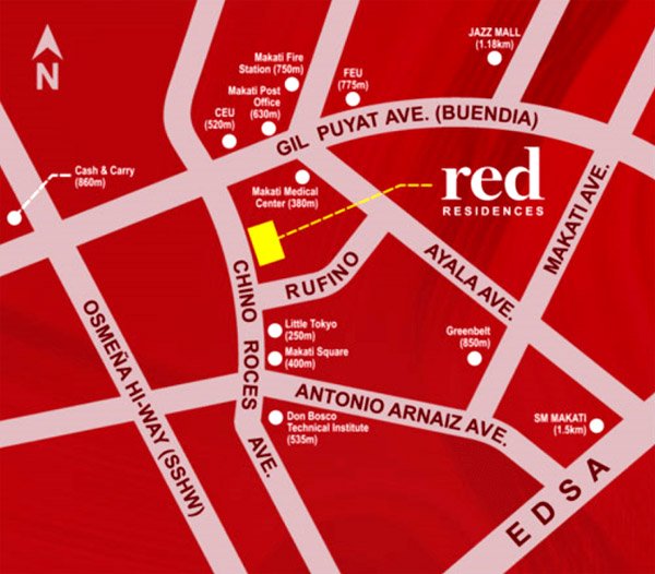 Red Residences in Chino Roces Makati by SMDC