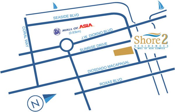 Shore 2 Residences at Mall of Asia Pasay City by SMDC